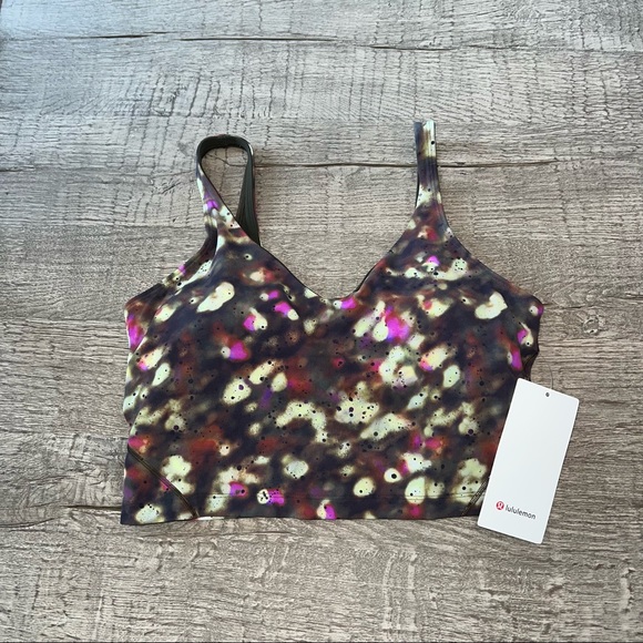 Lululemon Align Tank Top Soft Focus Splatter Green Multi (SFS2). Size 2 and 10 - Picture 2 of 4